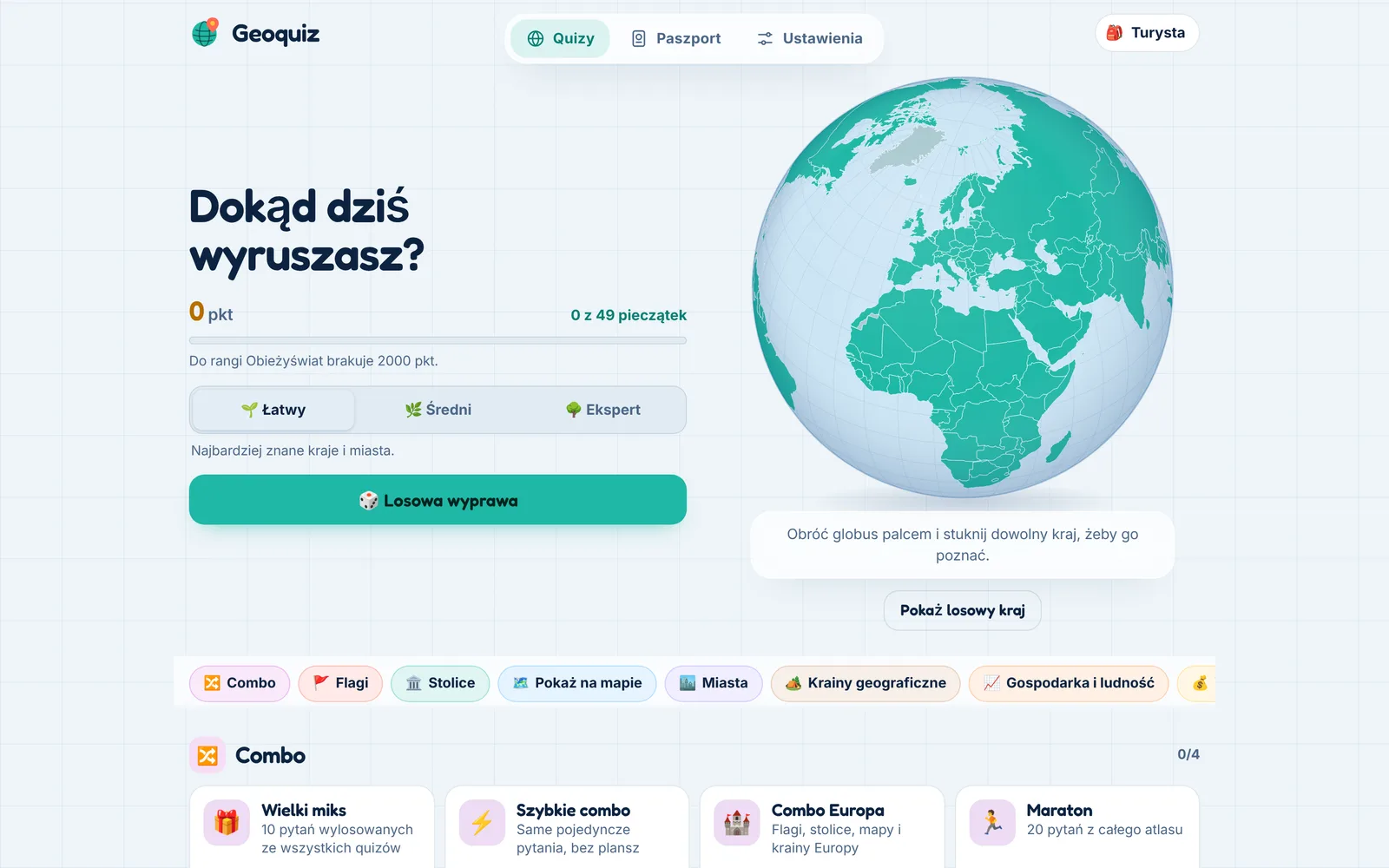 Geoquiz, screen 4