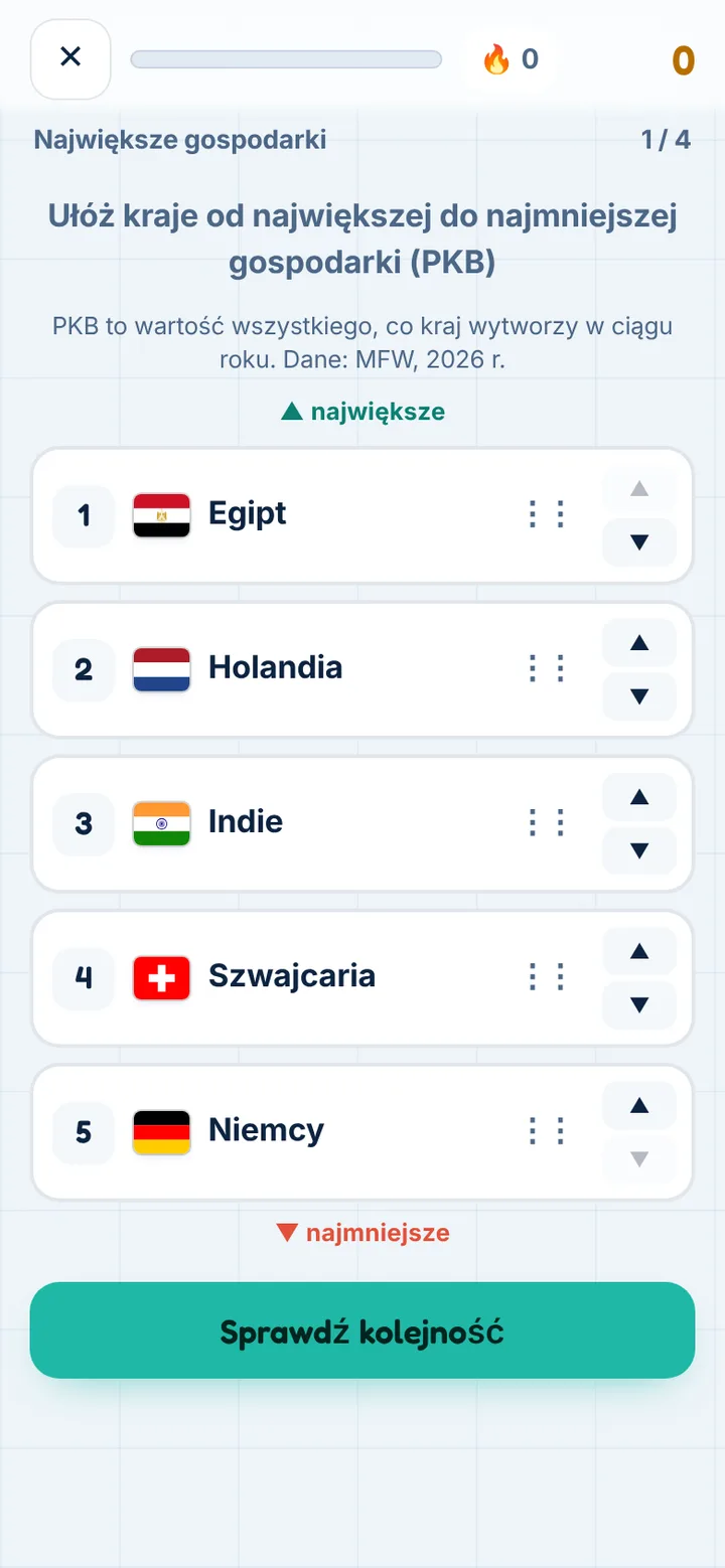 Geoquiz, screen 3